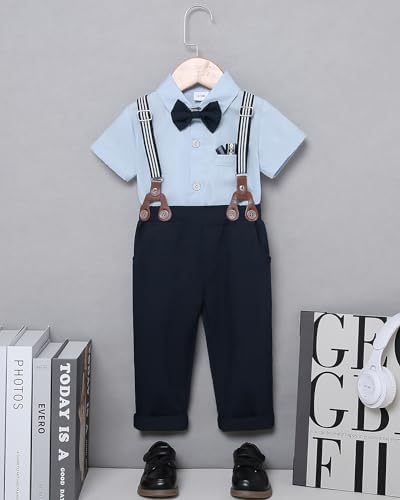 Sanmio Toddler Baby Boy Clothes Suit Gentleman Wedding Outfits