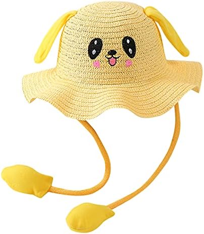 Adorable Wavy Brim Tie Hat for Kids UPF 50 Sun Protection