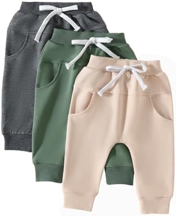 Perfect Fall Pants for Boys 3-Pack Soft Comfy and Functional