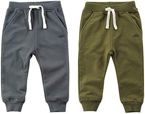 Teach Leanbh Toddler Jogger Pants with Drawstring 1-6T