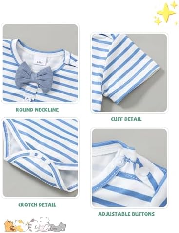 SanMio 0-18 Mo Lunar Baby Boy ROMPER SUSPENDER SET