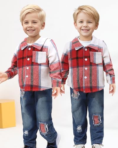 NZRVAWS toddler boysplaintext set featuring a softr stable design and eye-catching plaidatomics