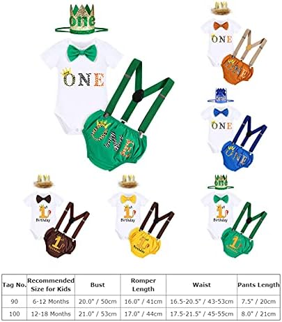 Jungle Safari Baby Boys 1st Birthday Party Set