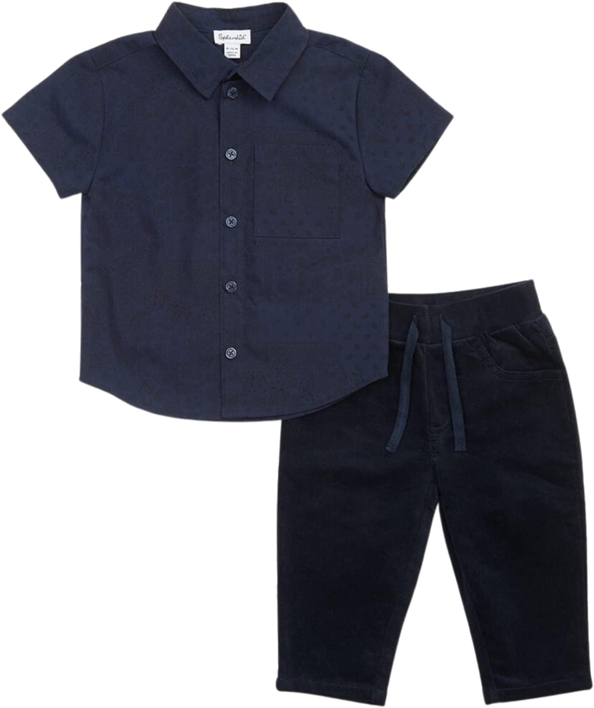 Splendid Baby Boys Bandana Print Button Down Set 1
