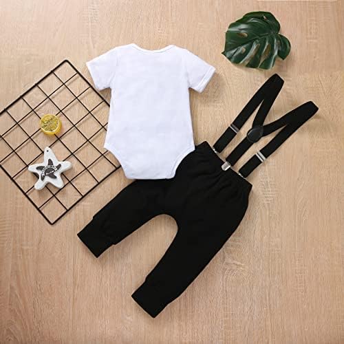 LUZOZEZO Baby Boy 1st Birthday Romper Pants Set