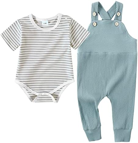YUEMION 2PCS Baby Romper Pants Sets for Newborns