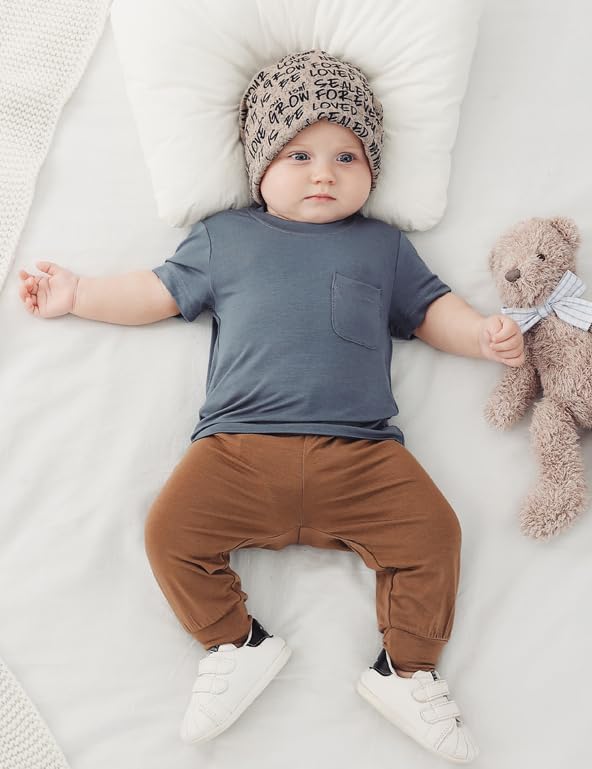 3-Piece Bamboo Jogger Pants for Babies