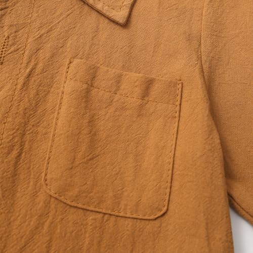 Baby Boys 2 Pieces Linen Clothes Set