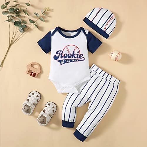 Baby Boy 1st Birthday Sports Baseball Outfit
