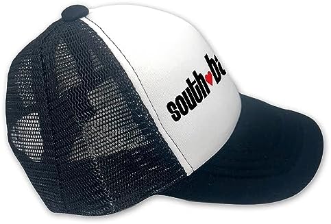 Sol Baby South Bay Love Black Adjustable Snapback Mesh Trucker Hat