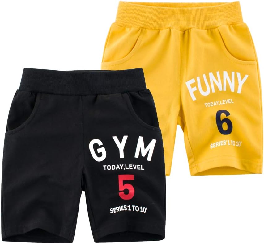 believerss summer 2 pack cotton shorts for boys and girls