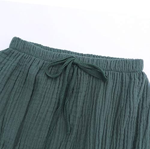 Kapsrqst Unisex Cotton Linen Shorts for Kids