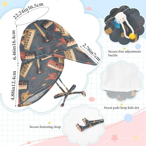 Pigsaly Baby Boys Bucket Hat for Kids in Sun
