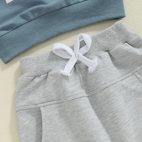 Toddler Set Letter Print Winter Outfit for Baby Boys