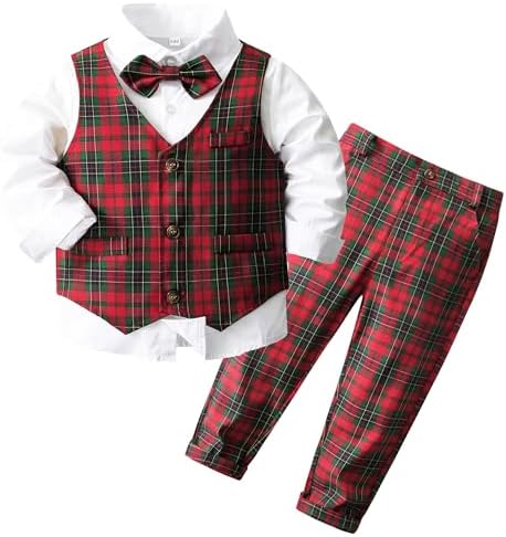 Kimocat Baby Boys Bowtie Suit Set Blue