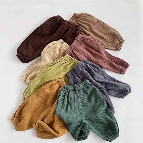 LNICEAR Toddler Basic Cotton Linen Comfy Comfort Pants