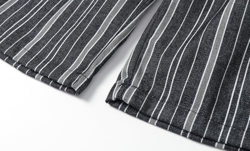 LittleSpring Boys Girls Striped Wide Leg Pants for Kids