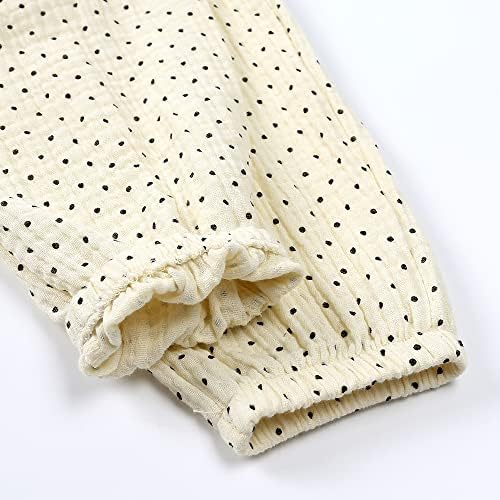 MYGBCPJS2-Piece Cute Cotton Linen Bloomers for Baby Boys and Girls