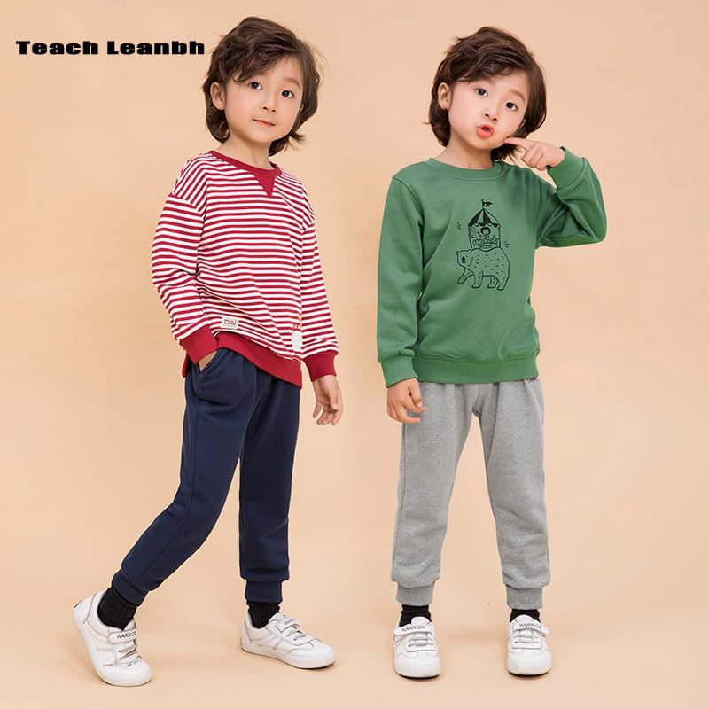 2 Pairs of Cozy Fleece Jogger Pants for Babies