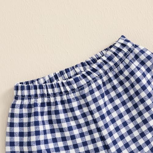 Biayx Baby Plaid Casual Pants