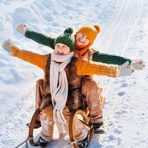 Reusable Toddler Snow Mittens for Boys and Girls