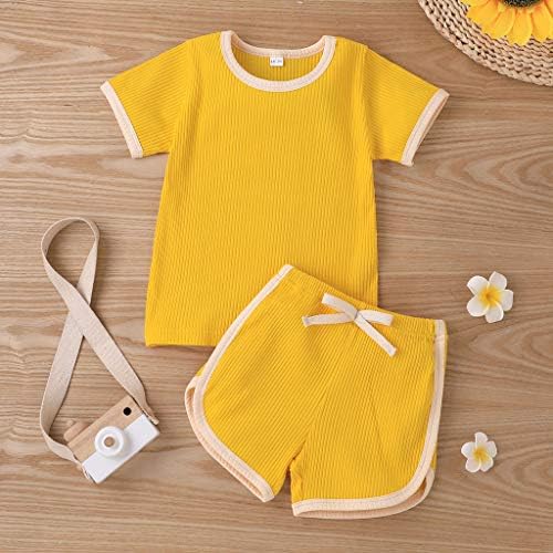 Sleek Adorable Toddler Summer Outfit Set for Boys Girls