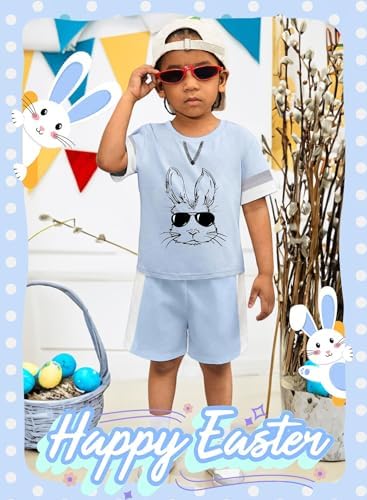 Easter Outfit Toddler Senior Boys - Contrast Side Sleeves