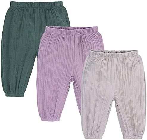 Stretchy Casual Cotton Pants for Toddler Boys Girls
