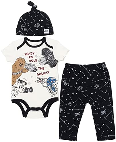 Star Wars Star Wars PatternMillennium Falcon Chewbacca Darth Vader Outfit Set