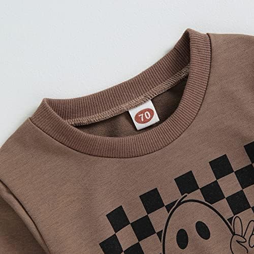 TheFound Toddler Halloween Infant Boy TruckGhost Print Outfit Set