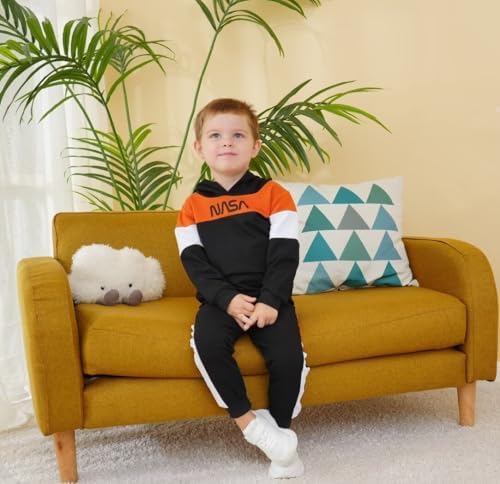 2-6T Toddler Boys Fashionable Hooded sweatshirt Pants Set