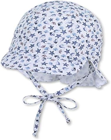 Sterntaler Baby Boys Peaked Cap with Neck Protection