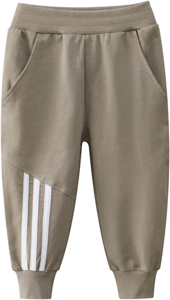 Sturdy Comfy toddler boys jogger sweatpants for play daily wear
