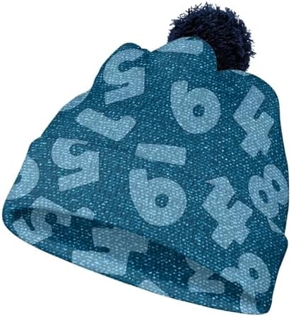WARM Toddler Pompom Hat for Boys Girls