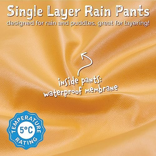 JAN JUL Waterproof Rain Pants for Boys