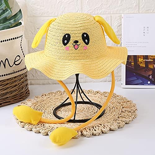 Adorable Wavy Brim Tie Hat for Kids UPF 50 Sun Protection