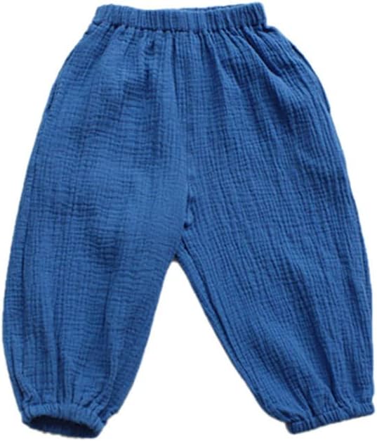 HDLEXD Toddler Basic Cotton Linen Harem Pants
