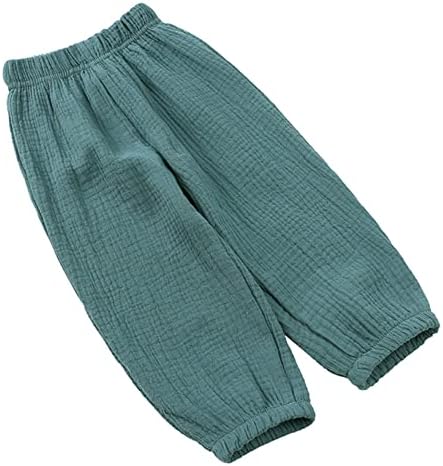 Kaerm Toddler Boys Girls Casual Pants Cotton Linen Bloomers