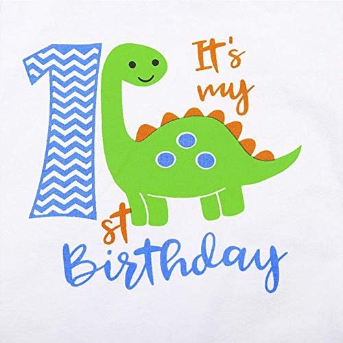 ODASDO Baby Boy 1st Birthday Party Diaper Smash Outfit Set