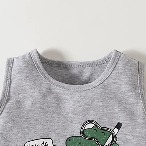 Adorable Summer Outfit for Babies Dinosaur Vest More