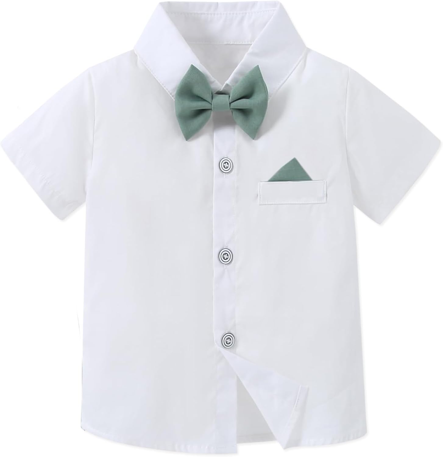SANGTREE Boys Seasonal Two-Piece Set with suspenders for growing Little Boys