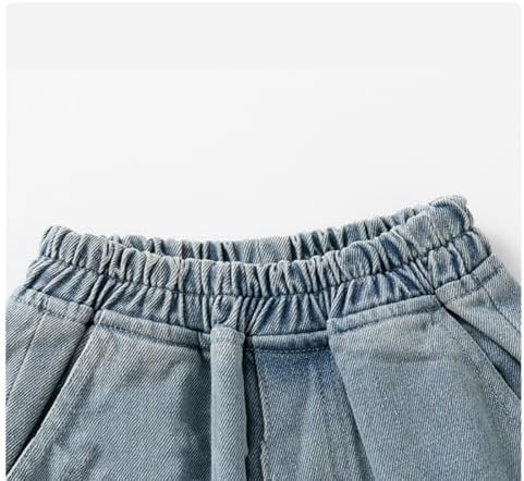 T toddler boys washed distressed denim joggers