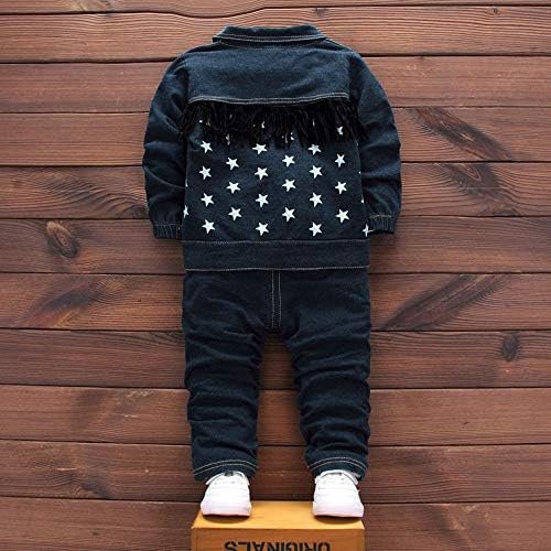 3-Piece Complete Denim Jacket for Boys Fall Winter Style