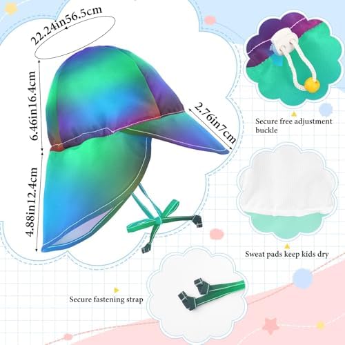 Bright Polka Dots SPF Baby Hat