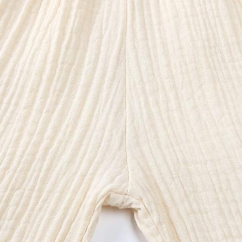 Comfort Style Cotton Linen Trousers for Kids