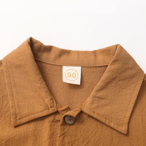 Baby Boys 2 Pieces Linen Clothes Set