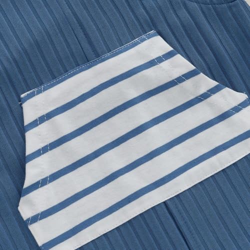 Newborn Boy Stripe Romper