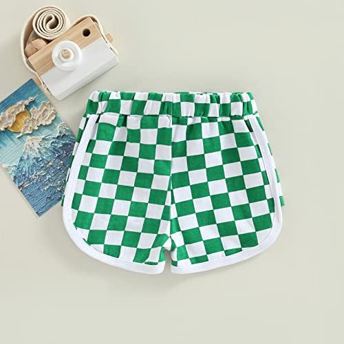 Summer Cotton Plaid Shorts for Baby
