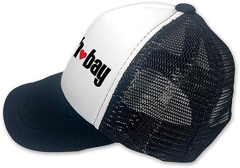 Sol Baby South Bay Love Black Adjustable Snapback Mesh Trucker Hat