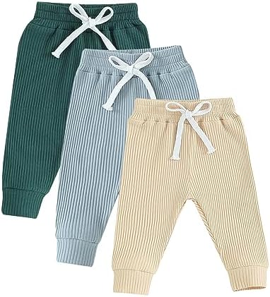 Perfect for Little Guys 3-Pack of Soft Cotton Joggers
